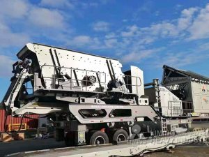 250tph nickel ore mobile crushing line in New Caledonia
